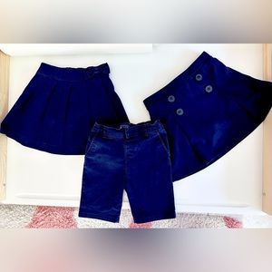 Children’s Place Uniform Skirt, Skort, and Shorts